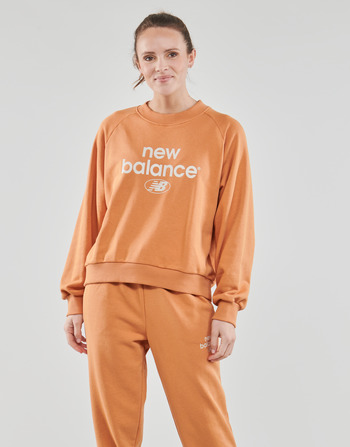 Oblečenie Žena Mikiny New Balance Essentials Graphic Crew French Terry Fleece Sweatshirt Oranžová
