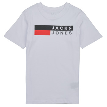 Oblečenie Chlapec Tričká s krátkym rukávom Jack & Jones JJECORP LOGO TEE Biela