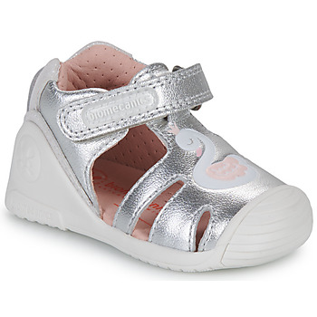 Topánky Dievča Sandále Biomecanics 232113 Strieborná