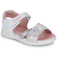 Topánky Dievča Sandále Biomecanics 232248 Biela / Strieborná