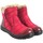 Topánky Žena Univerzálna športová obuv Vicmart Dámska členková obuv  618 bordovej farby Červená