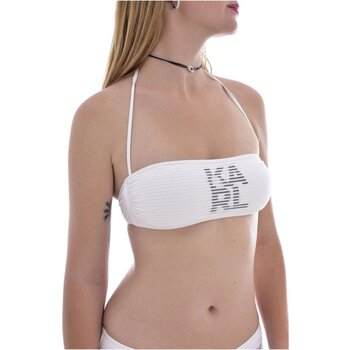 Oblečenie Žena Plážové šatky a parea Karl Lagerfeld KL22WTP17 Biela