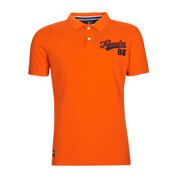 Oblečenie Muž Polokošele s krátkym rukávom Superdry VINTAGE SUPERSTATE POLO Oranžová