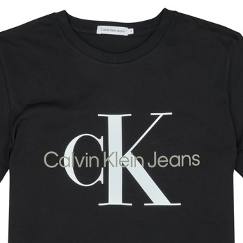 Calvin Klein Jeans MONOGRAM LOGO T-SHIRT Čierna
