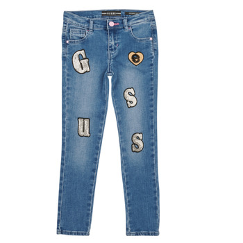 Oblečenie Dievča Rifle Slim Guess DENIM FIT PANTS Modrá