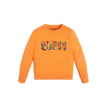 Oblečenie Chlapec Mikiny Guess SWEAT Oranžová