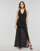 Oblečenie Žena Dlhé šaty Guess SL LIZA LONG DRESS Čierna