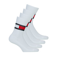 Doplnky Športové ponožky Tommy Hilfiger FLAG X4 Biela