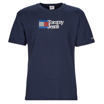 Oblečenie Muž Tričká s krátkym rukávom Tommy Jeans TJM CLSC RWB CHEST LOGO TEE Námornícka modrá