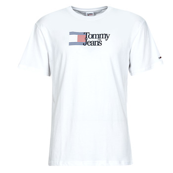 Oblečenie Muž Tričká s krátkym rukávom Tommy Jeans TJM CLSC RWB CHEST LOGO TEE Biela