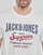 Oblečenie Muž Tričká s krátkym rukávom Jack & Jones JJELOGO TEE SS O-NECK Krémová