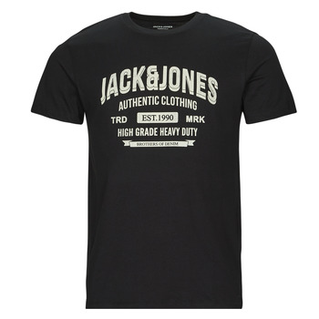Oblečenie Muž Tričká s krátkym rukávom Jack & Jones JJEJEANS TEE SS O-NECK Čierna