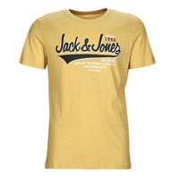 Oblečenie Muž Tričká s krátkym rukávom Jack & Jones JJELOGO TEE SS O-NECK Žltá