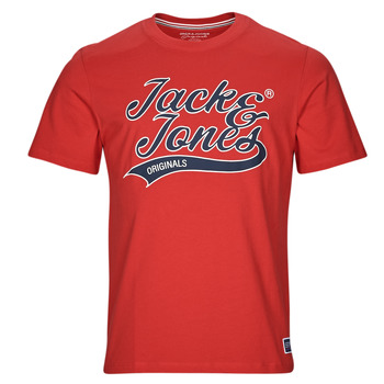 Oblečenie Muž Tričká s krátkym rukávom Jack & Jones JORTREVOR UPSCALE SS TEE CREW NECK Červená