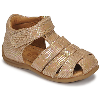 Topánky Dievča Sandále Bisgaard CARLY Ružová / Zlatá