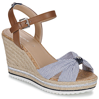 Topánky Žena Sandále Tom Tailor 5390211 Modrá / Hnedá / Biela