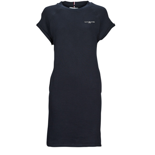 Oblečenie Žena Krátke šaty Tommy Hilfiger 1985 MINI CORPLOGO C-NK DRS SS Námornícka modrá