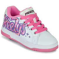 Topánky Dievča Kolieskové topánky Heelys SPLIT Biela / Ružová