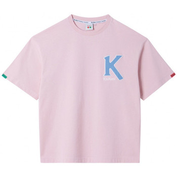 Oblečenie Tričká a polokošele Kickers Big K T-shirt Ružová