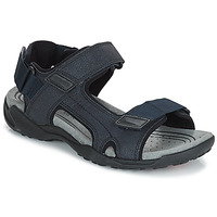 Topánky Muž Športové sandále Geox U TERRENO + GRIP Námornícka modrá