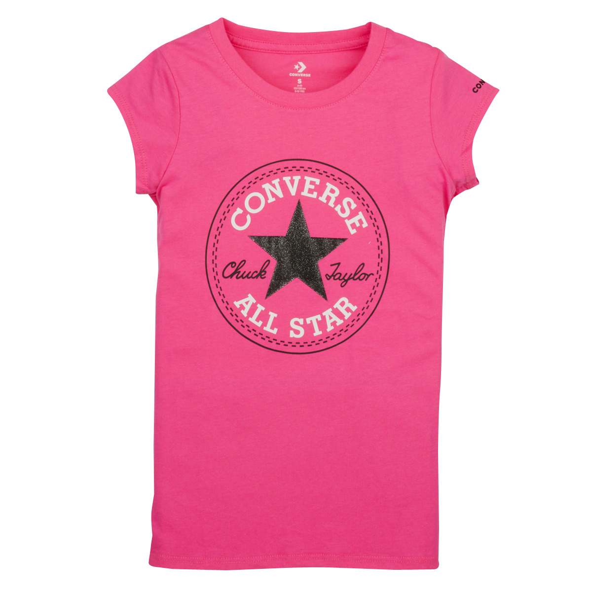 Oblečenie Dievča Tričká s krátkym rukávom Converse CHUCK PATCH TEE Ružová