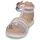 Topánky Dievča Sandále Geox J SANDAL KARLY GIRL Ružová / Modrá / Tmavá fialová