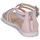 Topánky Dievča Sandále Geox J SANDAL KARLY GIRL Ružová / Modrá / Tmavá fialová