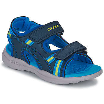 Topánky Chlapec Športové sandále Geox J VANIETT BOY Námornícka modrá / Zelená