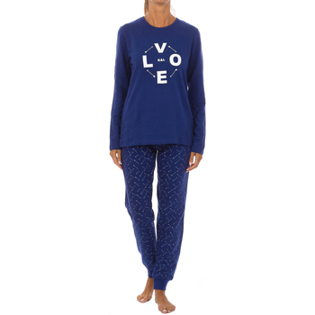 Oblečenie Žena Pyžamá a nočné košele Kisses And Love KL45184 Modrá