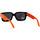 Hodinky & Bižutéria Slnečné okuliare Leziff Occhiali da Sole  Valencia M4554 C04 Nero Arancione Oranžová