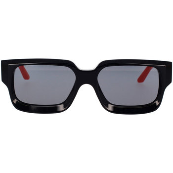 Hodinky & Bižutéria Slnečné okuliare Leziff Occhiali da Sole  Valencia M4554 C05 Nero Rosso Červená