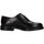 Topánky Muž Derbie Antica Cuoieria 12528-V-091 Čierna