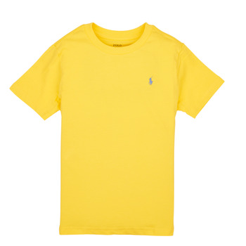 Oblečenie Chlapec Tričká s krátkym rukávom Polo Ralph Lauren SS CN-TOPS-T-SHIRT Žltá