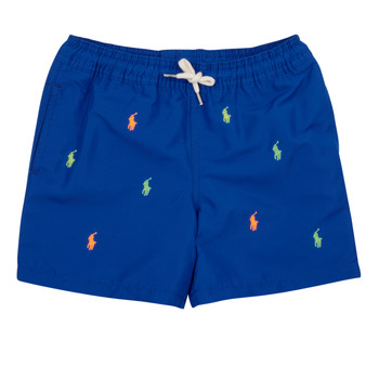 Oblečenie Chlapec Plavky  Polo Ralph Lauren TRAVELER-SWIMWEAR-TRUNK Modrá / Viacfarebná