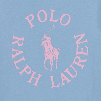 Polo Ralph Lauren SS GRAPHIC T-KNIT SHIRTS-T-SHIRT Modrá / Modrá / Ružová