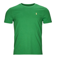 Oblečenie Muž Tričká s krátkym rukávom Polo Ralph Lauren T-SHIRT AJUSTE EN COTON Zelená / Zelená
