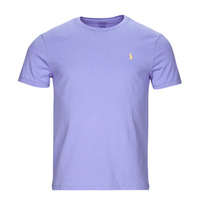 Oblečenie Muž Tričká s krátkym rukávom Polo Ralph Lauren T-SHIRT AJUSTE EN COTON Modrá / Tmavá fialová / Lafayette / Modrá