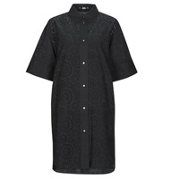 Oblečenie Žena Krátke šaty Karl Lagerfeld BRODERIE ANGLAISE SHIRTDRESS Čierna