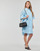 Oblečenie Žena Krátke šaty Karl Lagerfeld BRODERIE ANGLAISE SHIRTDRESS Modrá / Modrá