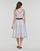 Oblečenie Žena Krátke šaty Karl Lagerfeld KL EMBROIDERED LACE DRESS Biela / Čierna