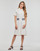 Oblečenie Žena Krátke šaty Karl Lagerfeld PIQUE POLO DRESS Biela / Čierna