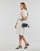 Oblečenie Žena Krátke šaty Karl Lagerfeld PIQUE POLO DRESS Biela / Čierna