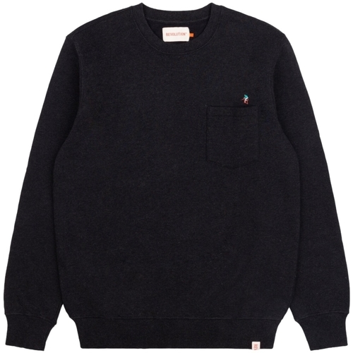 Oblečenie Muž Mikiny Revolution Regular Crewneck Sweatshirt 2731 - Black Čierna