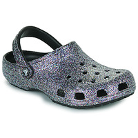 Topánky Žena Nazuvky Crocs Classic Glitter Clog Čierna / Trblietkavá