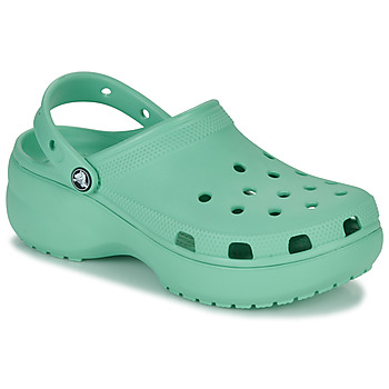 Topánky Žena Nazuvky Crocs Classic Platform Clog W Zelená