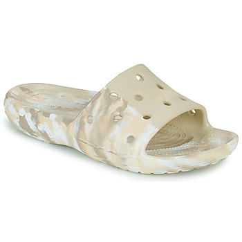 Topánky Žena Sandále Crocs Classic Crocs Marbled Slide Béžová / Mramorová