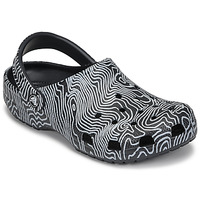 Topánky Nazuvky Crocs Classic Topographic Clog Čierna / Biela