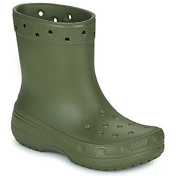 Topánky Žena Polokozačky Crocs Classic Rain Boot Kaki