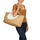 Tašky Žena Veľké nákupné tašky  Esprit Demi Shl bag Béžová / Biela