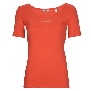 Oblečenie Žena Tričká s krátkym rukávom Esprit tshirt sl Červená